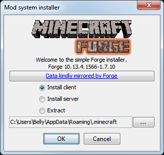 Forge Client Installer image